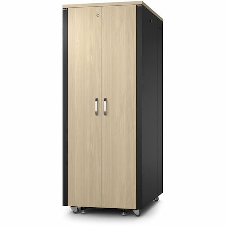 Apc NetShelter Soundproof, 38U, Server Rack Enclosure, 120V, Maple (TAA) AR4038LA