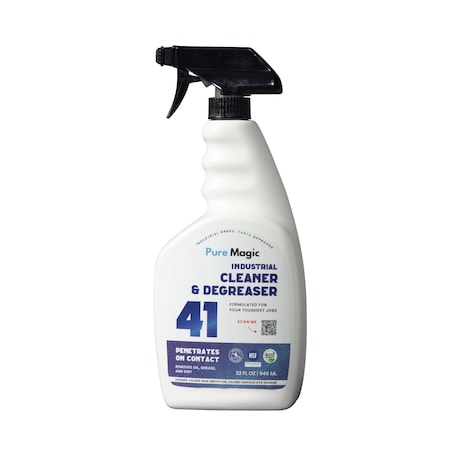 Pure Magic 32 oz Trigger Spray Bottle, Liquid, White, 6 PK IND326