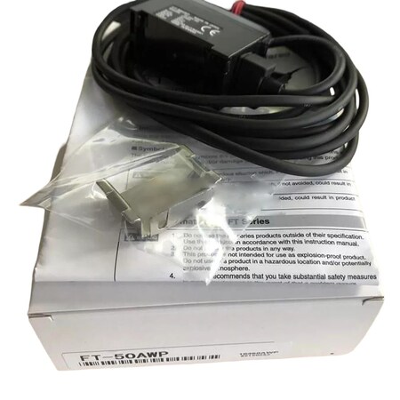 Keyence Digital Infrared Temperature Sensor, Amplifier, DIN Rail, PNP FT-50AWP