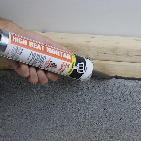 Dap 10.1 Oz. Black Fire Resistant Mortar Hi-Temp Sealant 7079818854