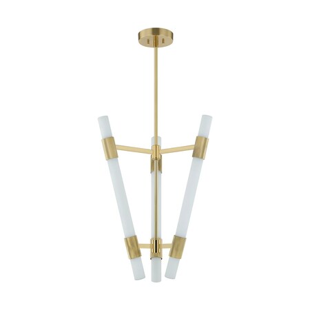 Corbett Lighting Krakow Integrated LED Lantern in Vintage Brass 509-22-VB