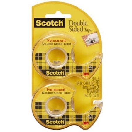 Scotch DBL SD 3/4 X 300 2PK 237DM-2