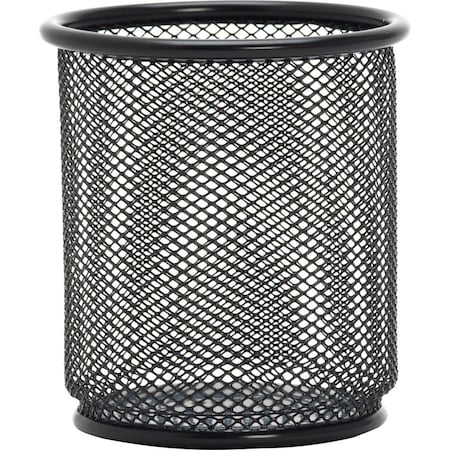 Lorell Mesh Pencil Cup Holder, Black 84149