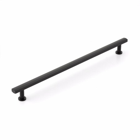 Schaub 18in Center to Center Heathrow Appliance Pull Matte Black Finish 558-MB