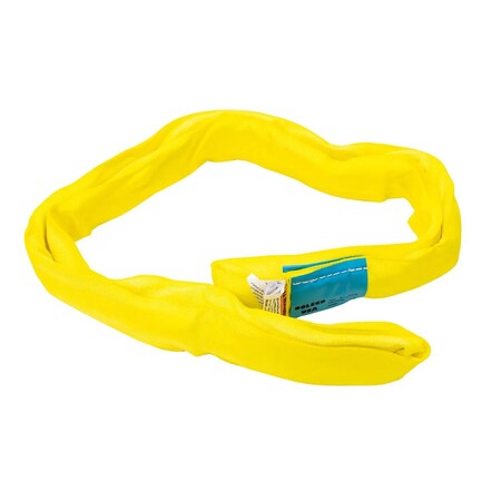 Doleco Round Sling Polyester 3" x 8' Yellow, 16,800 lbs WLL Basket 68200308