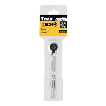 Titan 1/4 In. Drive Micro Ratchet 11334