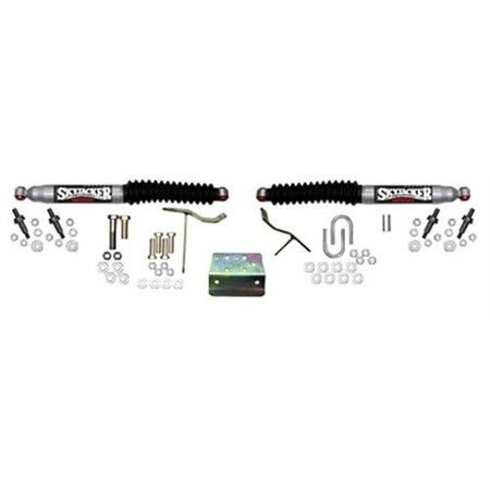 Superjock Dual Steering Stabilizer Kit with Black Boot SU1232518