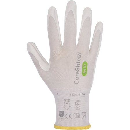 G-Tek Seamless Knit A4 Engineered Yarn Glove w/Foam Nitrile Coated Grip on Palm & Fingers, Touchscreen, Ven 287803