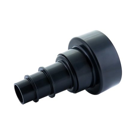 Powertec Modular Step 4 in 1 Adapter - Shop Vac Dust Collector Hose Fitting, 1PK 70297N