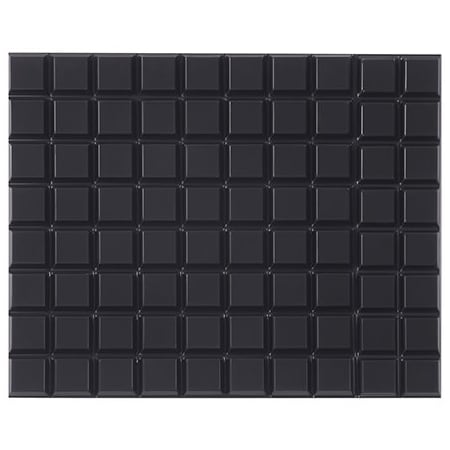 Bsc Preferred 3M Bumpon Black Square Protective Tape -1/2 x 1/8'', 3000PK BN3M5008