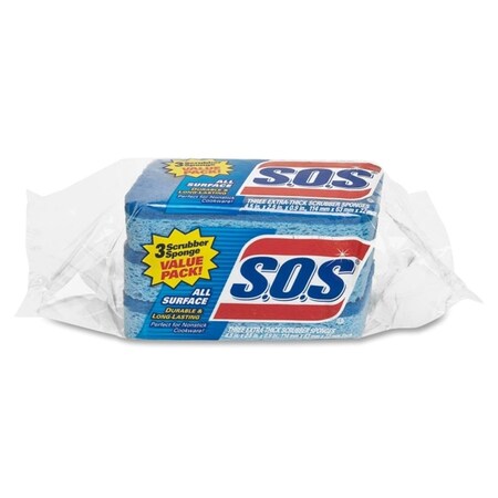 Clorox Clorox S.O.S Surface Scrubber Sponge, 3PK CLO91028