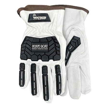 Watson Gloves Leather Gloves, Slip-On Cuff, Keystone Thumb, Full Finger, 1 PR 546TPR-XS