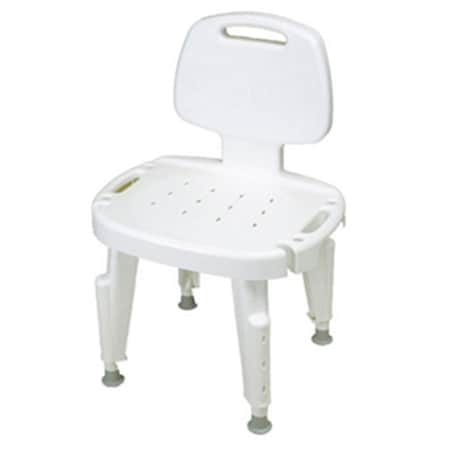 Ableware Adjustable Shower Seat with Back-No Arms Ableware-727142101