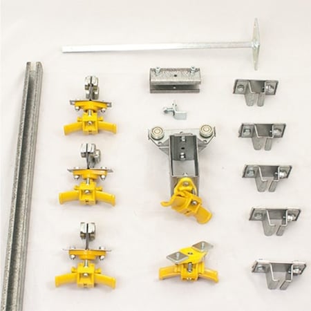 Kh Industries Festoon System, C-Track For 80ft Travel, Small Round Cable (.39in-.65in) FTCT-RS-KIT80