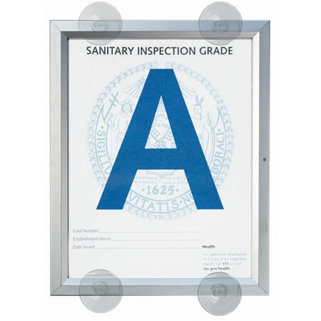 Aarco Easy Change Window Sign Holder OTW118