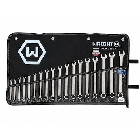 Wright Wrench Set, Standard, Metric, 18 Tools 758