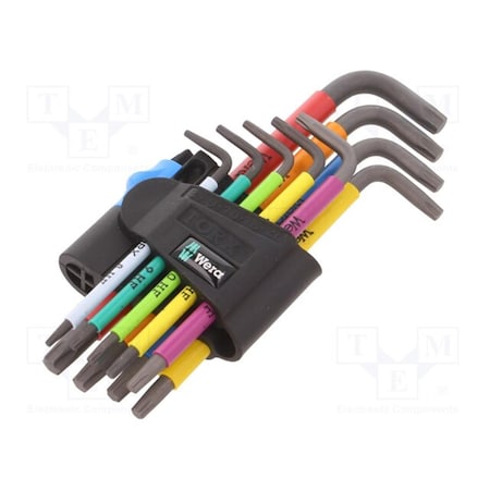 Posdatas TORX L-Key Wrench Set - 9 Piece PO3945949