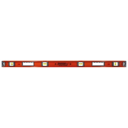 Johnson Level & Tool Johnson 48 in. Aluminum Magnetic I-Beam Level 4 vial 1254-4800