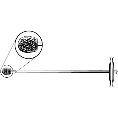 Jorgensen Laboratories 8-1/2", Stainless Steel Strawberry Roaring Bur XJOR62ST