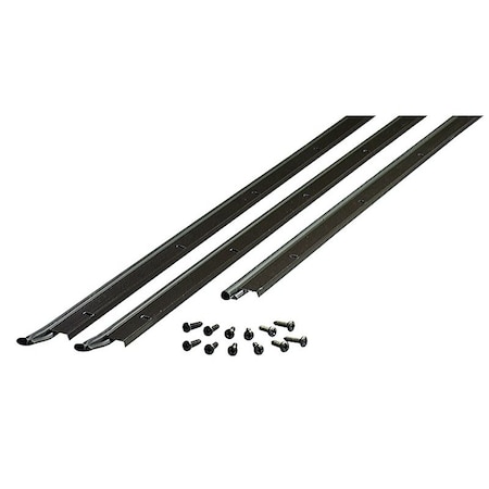 M-D Building Products 0 Jamb Weatherstrip Kit, 78 in W, 316 in Thick, 84 in L, AluminumVinyl 1156