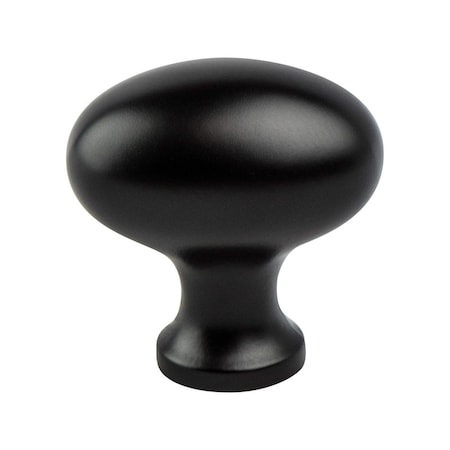 Berenson 1.187 in. Valencia Knob with Long Black 7023-155-C