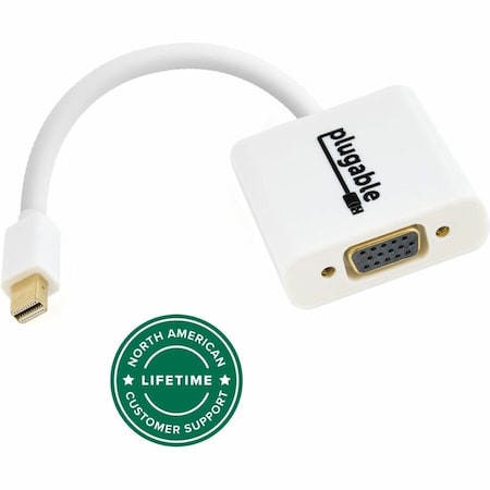 Plugable Technologies PLUGABLE MINI DISPLAYPORT THUNDERBOLT 2 TO VGA ADAPTER SUPPORTS MAC, WINDOWS, MDPM-VGAF