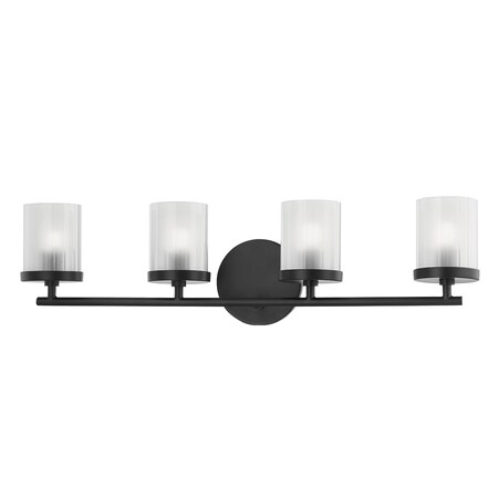 Mitzi Ryan 4 Light Bath And Vanity 16.5 In. Soft Black H239304-SBK