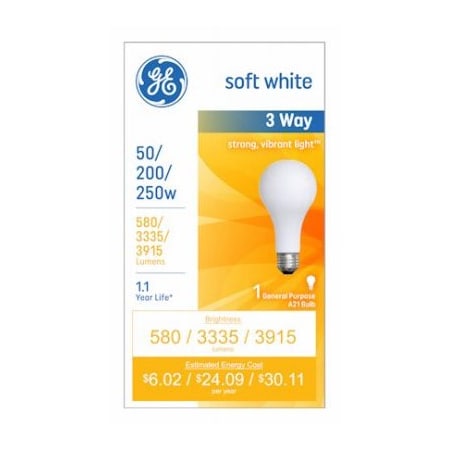 Current Ge 50/250W Sw 3Wy Bulb 97482