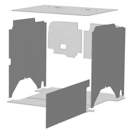 Legend Fleet 73C42614L Duratherm Wall Liner, Gray LFS-73C42614L
