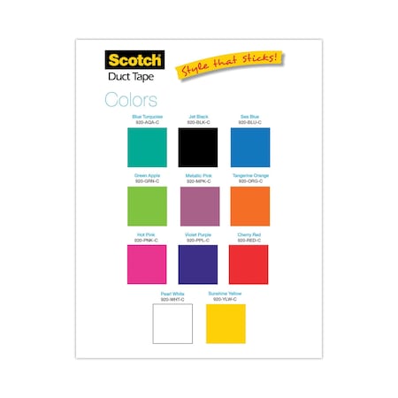 Scotch Duct Tape, 1.88in x 20 yds, Cherry Red 920-RED-C