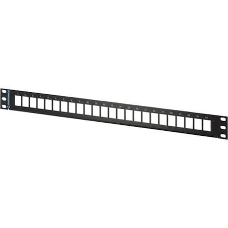 Ortronics 24-PORT MODULAR PANEL UTP ONLY, UNLOADED - 1U - TO FILL W/UTP PHDPJU24