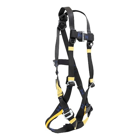 Werner H9158 Arc Flash Harness, S, 425 lb, Mating Chest/ Mating Leg Straps, Back D-Ring H915801