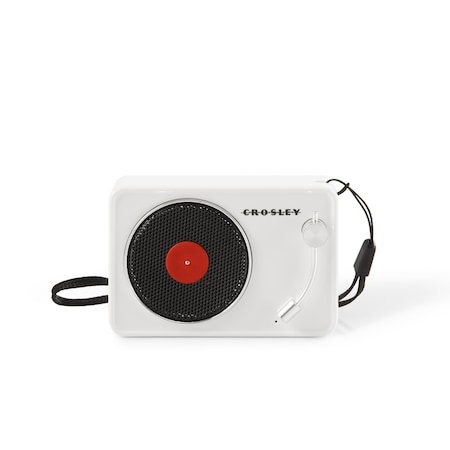 Crosley Radio Mini Record Player Portable Bluetooth Speaker CR3029A-WH