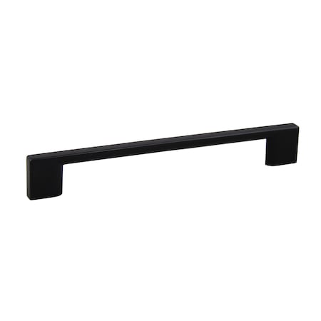 Pride Industrial 7-1/2in Miami Cabinet Pull with 6-3/10in Center to Center Matte Black Finish P83572BK