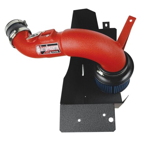 Injen Type R 2.0T Wrinkle Short Ram Air Intake for 17-19 Honda Civic, Red SP1583WR