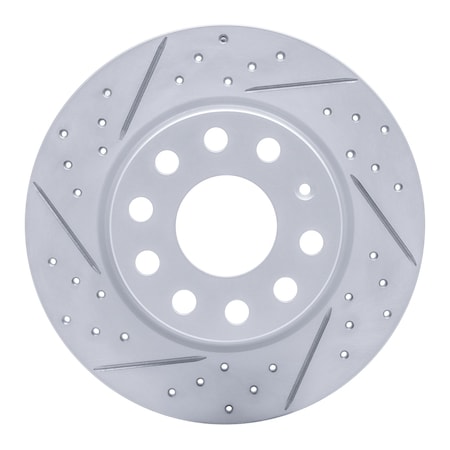 Dynamic Friction Co DFC Geoperformance Rotor - Drilled and Slotted 830-74059L