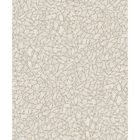 A-Street Prints Soma Silver Metallic Crackling Wallpaper 4105-86624