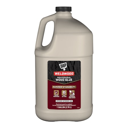Dap Professional Wood Glue, Weldwood Series, 1 gal, Jug 7079800483