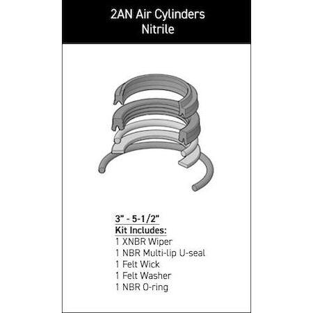 Parker Aftermarket Parts PKH-RK2AN00451, RK-I-U-1-4.500, PARKER KITS PKH-RK2AN00451