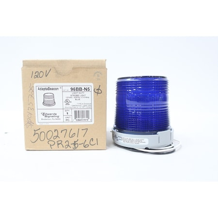 Edwards Signaling BLUE STROBE LIGHT 120V-AC 96BB-N5