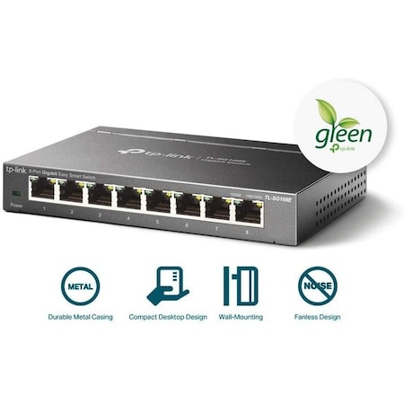 Tp-Link 8-Port Gigabit Easy Smart Switch TL-SG108E