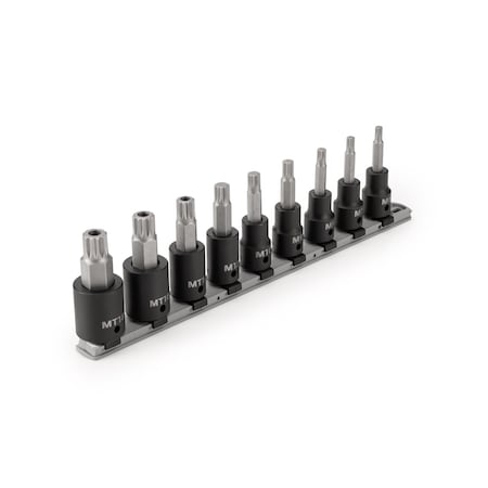 Tekton 1/2 in Drive Impact Bit Socket Set, Metric, 9 pcs SIB92103