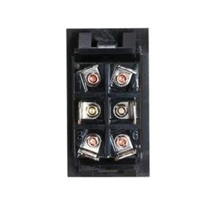 Overtime S225 20 Amp 6 - Terminal Rocker Switch, Black - Quantity 10 OV353957