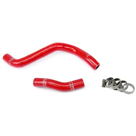 Hps Performance High Temp Reinforced Silicone Radiator Coolant Hose Kit, Red, 57-1375-RED