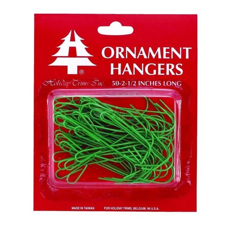 Holiday Trims 2-1/5 in. Ornament Hooks, 50PK 3929000