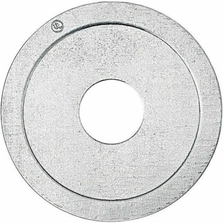 Dottie Conduit Fitting Reducing Washer, 2 in x 1 in, Steel, Zinc Plated, Red RW63