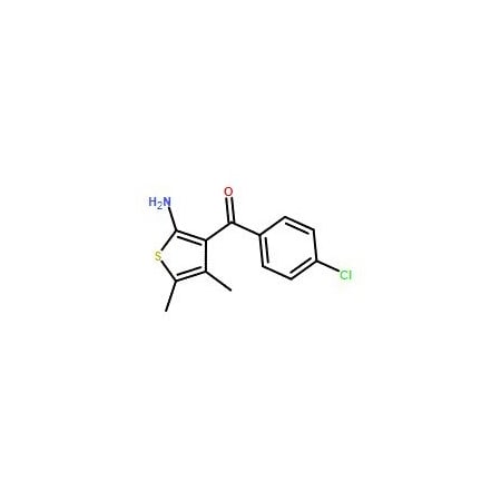 Ak Scientific (2-Amino-4, 5-dimethylthiophen-3-yl)(4-chlorophenyl)methanone (5g), CAS 50508-66-2 2852AH-5g