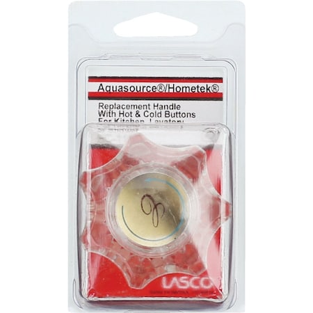 Westlake Pipe & Fittings Aquasource Hometek Round Clear Tub & Shower Handle Kit HC-110T