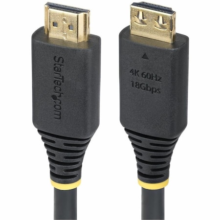 Startech.Com 8FT (2.4M) HIGH SPEED HDMI CABLE WITH GRIPPING CONNECTORS, 4K 60HZ/1440P 144HZ, HDMI2-CABLE-GRIP-8F