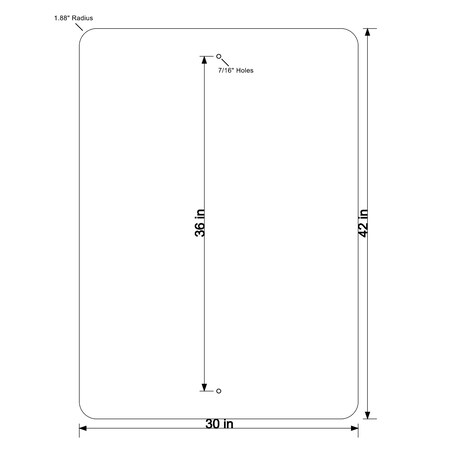 Sign Solutions Usa Traffic Sign, 30 in Width, Aluminum Sign, Vertical Rectangle DUS06HWT3042R10-18A